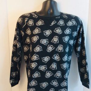 Star Wars Darth Vader Print Long Sleeve Pullover